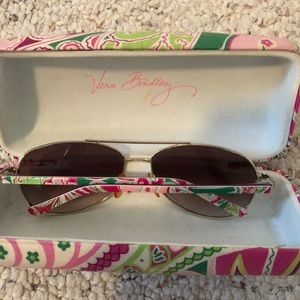 Vera Bradley sunglasses and case